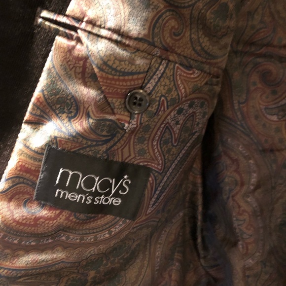 Dark brown blazer men’s 43R - Picture 4 of 5